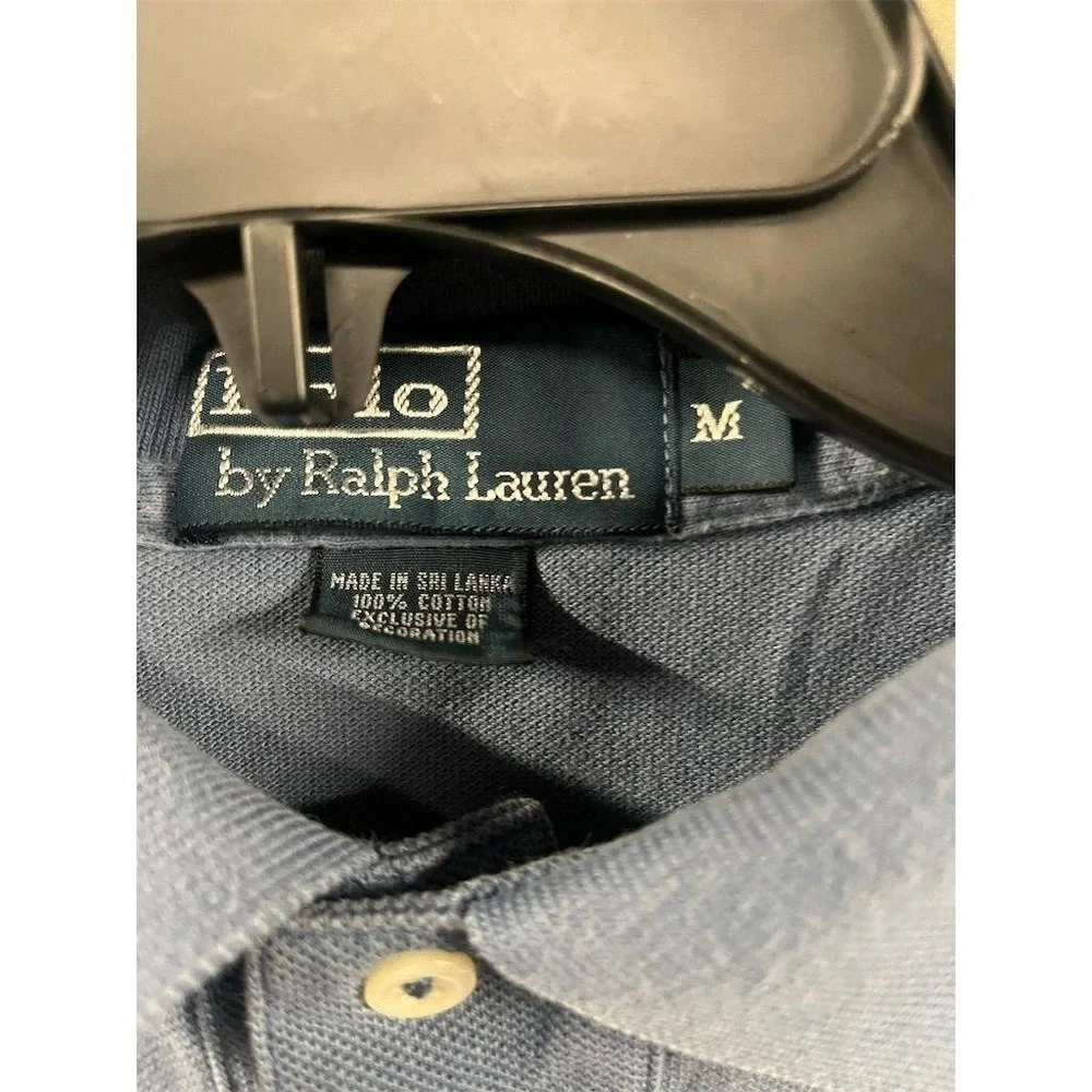 Polo Ralph Lauren Men's Gray Polo Shirt M‎ Short Sleeve Preppy Normcore Casual